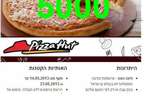 קופון פיצה האט בגרופון חוצה את מחסום ה-5,000 אם גם אתם כמוני ועוקבים אחרי גרופון עוד מימיה הראשונים, ועדים לעליות והמורדות שעוברת החברה...
